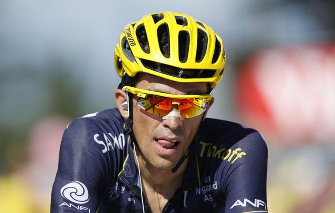 Ad Alberto Contador non  bastato il cuore per arrivare sul podio. Epa